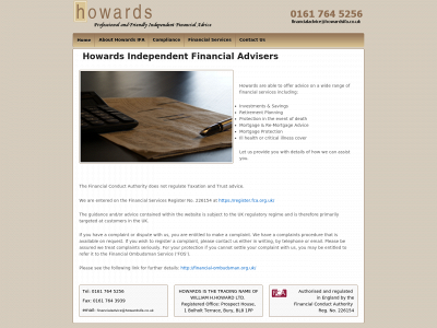 howardsifa.co.uk snapshot