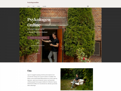 psykologenonline.dk snapshot