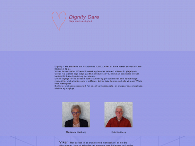 dignity-care.dk snapshot