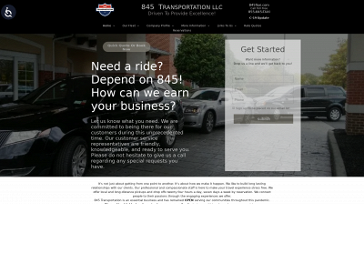 www.845transportation.com snapshot