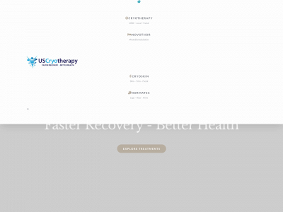 uscryotherapy.me snapshot