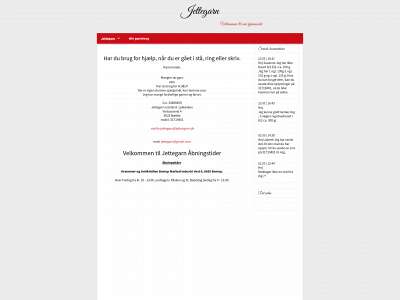 jettesgarn.dk snapshot