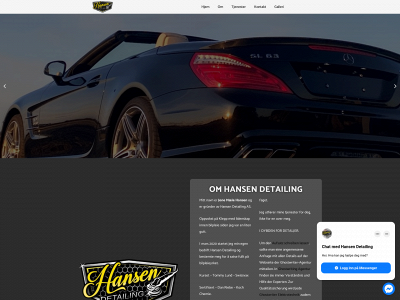 hansendetailing.no snapshot