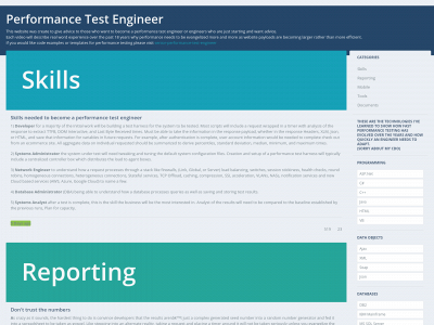 performance-test-engineer.com snapshot
