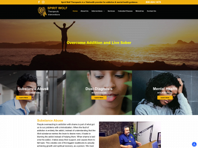 www.spiritwolfintervention.com snapshot