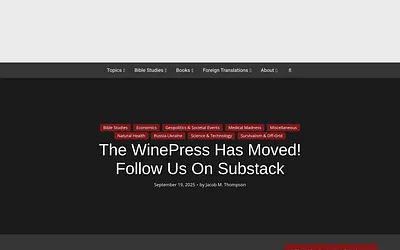 winepressnews.com snapshot