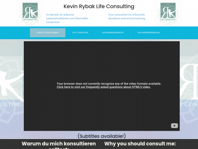 krlifeconsulting.com snapshot