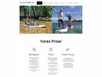 funonwater.dk snapshot
