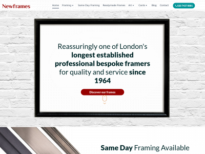 newframes.co.uk snapshot