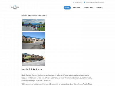 northpointeplazadurham.com snapshot