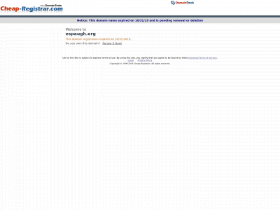 espaugh.org snapshot