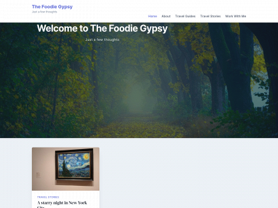 thefoodiegypsy.com snapshot