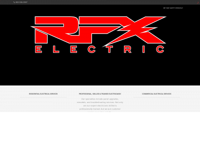 rfxelectric.com snapshot