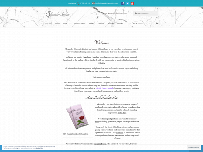 alexanderchocolate.co.uk snapshot