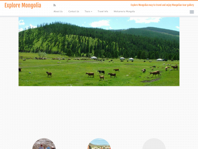 explore-mongolia.com snapshot