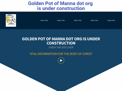 goldenpotofmanna.org snapshot