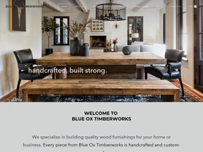 www.blueoxtimberworks.com snapshot