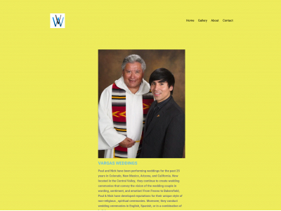 vargasweddings.com snapshot