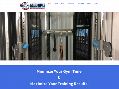 specializedpersonaltraining.com snapshot