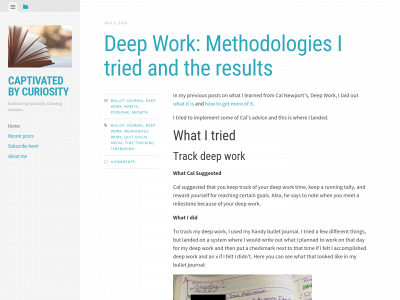 captivatedbycuriosity.com snapshot