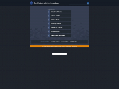 speakingthetruthtotheelephant.com snapshot