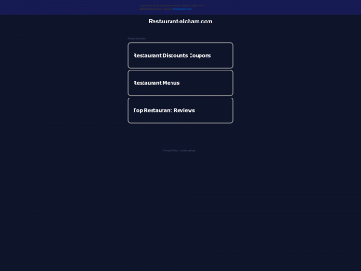 restaurant-alcham.com snapshot