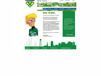 excelmanden.dk snapshot