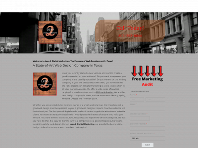 www.lean2digitalmarketing.com snapshot