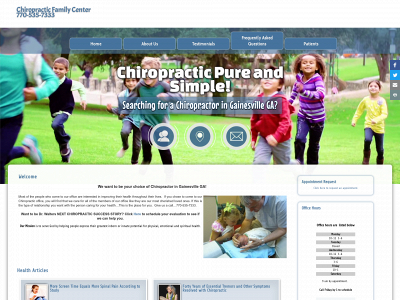 chiropracticfamilycenter.com snapshot