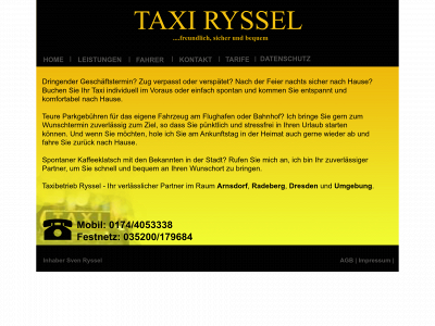 taxi-radeberg.de snapshot