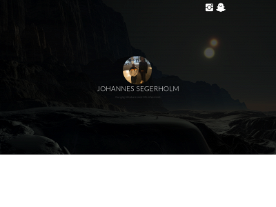 johannessegerholm.se snapshot