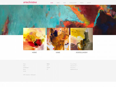 artechristina.ch snapshot
