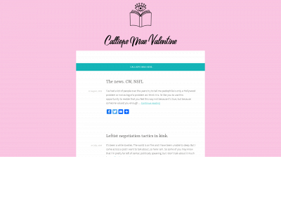 calliopemaevalentine.com snapshot