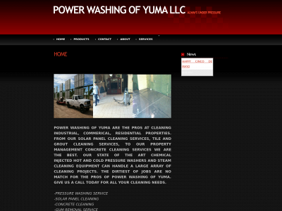 powerwashingofyuma.com snapshot