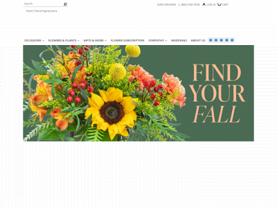 www.tamisfloralexpressions.com snapshot