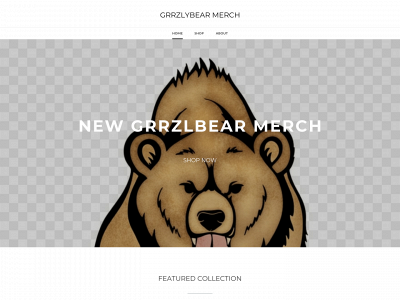 grrzlybearmerch.weebly.com snapshot