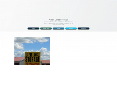 clearlakes-storage.com snapshot