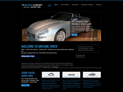 www.drivingforcelondon.com snapshot