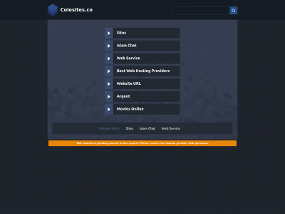 colesites.co snapshot
