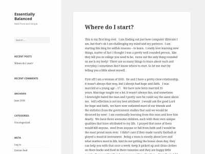 essentiallybalanced.net snapshot
