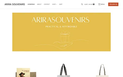 arirasouvenirs.com snapshot