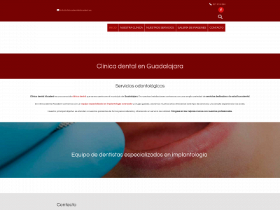 clinicadentalalcadent.es snapshot