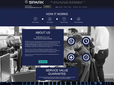 sparkmytech.com snapshot