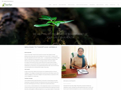 theerthamherbals.com snapshot