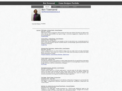benjamintownsend.co.uk snapshot