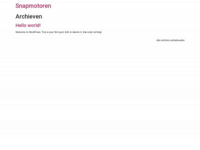 snapmotoren.nl snapshot