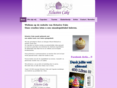 xclusivecake.nl snapshot