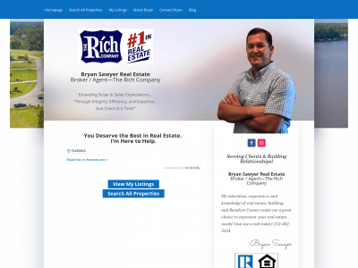 bryansawyerrealtor.com snapshot