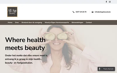 allagebeauty.be snapshot