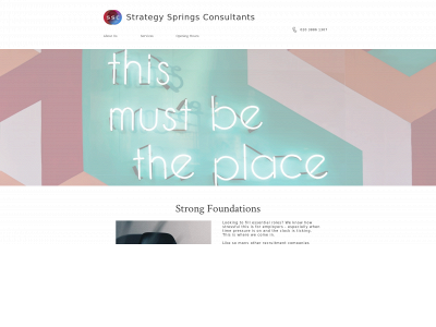 strategyspringsconsultants.com snapshot